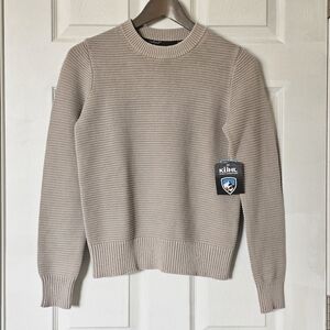BNWT KUHL Women XS Sofie Spring Knit Sweater Moonlight Neutral Color SRP $89